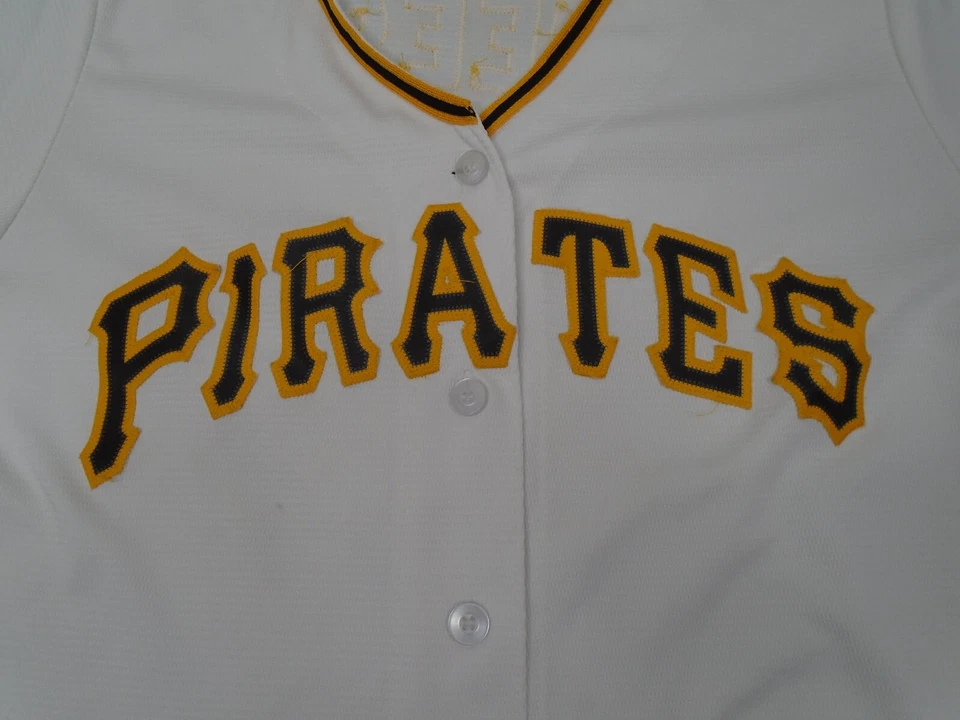 Majestic Pittsburgh Pirates David Freese Jersey Base Cosido Genial Talla Grande Foto 3 de 4