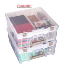 3 ArtBin Super Satchel System Double Deep with Dividers and Lift out Tray 6899AC