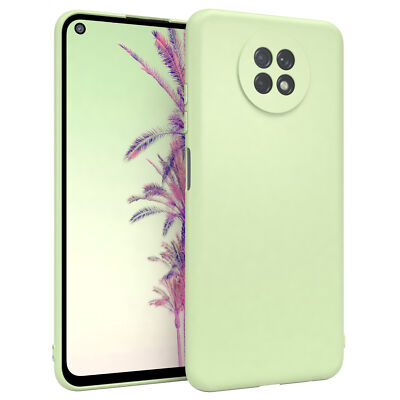 Für Xiaomi Redmi Note 9T Schutzhülle TPU Backcover Tasche Slim Etui Matt Grün