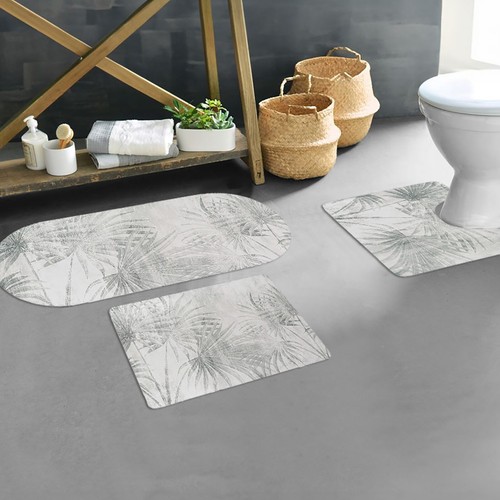 Decorative 3-Piece Bath Mat Set – Includes Standard, Runner, and Contour - Picture 21 of 151