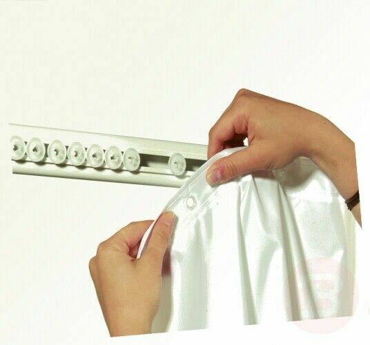 spirella Surprise Shower Curtain Gliders Pack of 5 White for sale online eBay