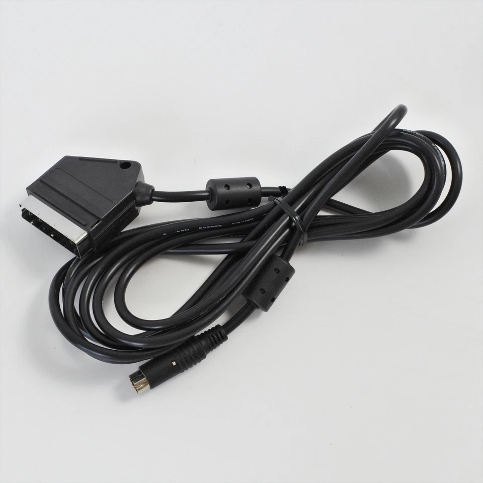 Sega Saturn RGB Cable 21 Pin HSS-0109 Boxed Sega Official Tested ss JAPAN 1683 - Image 2 of 4