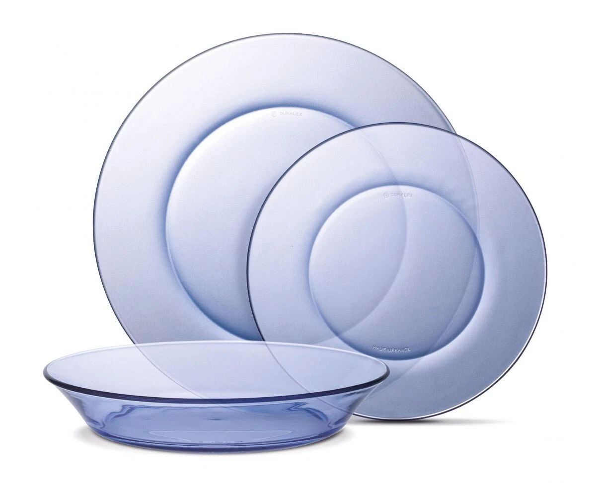 Mainstays 12Pieces Round Clear Glass Dinnerware Set, 52 OFF