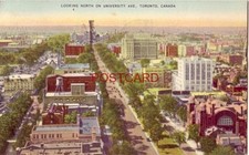 1949 LOOKING NORTH ON UNIVERSITY, AVE., TORONTO, CANADA