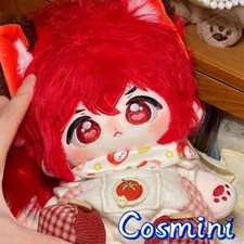 Anime Genshin Impact Diluc 20cm Plush Doll Dress up Toy Plushie Game