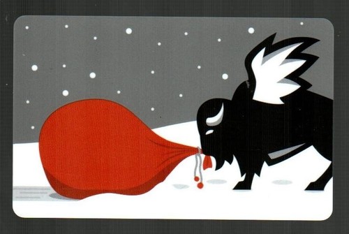 BUFFALO WILD WINGS Buffalo with Santa's Bag ( 2016 ) Gift Card ( $0 )