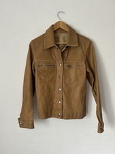 Vintage Billabong 100% Leather Suede Reversible Jacket Size 6–10