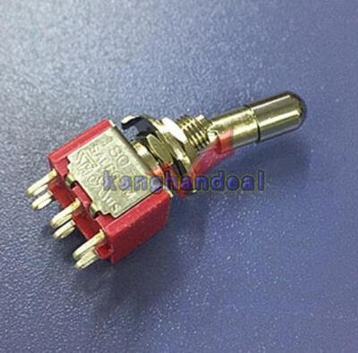 1PC New T8013-LK Mini Toggle Switch Locking Lever 6Pin ON-ON 2Position SPDT