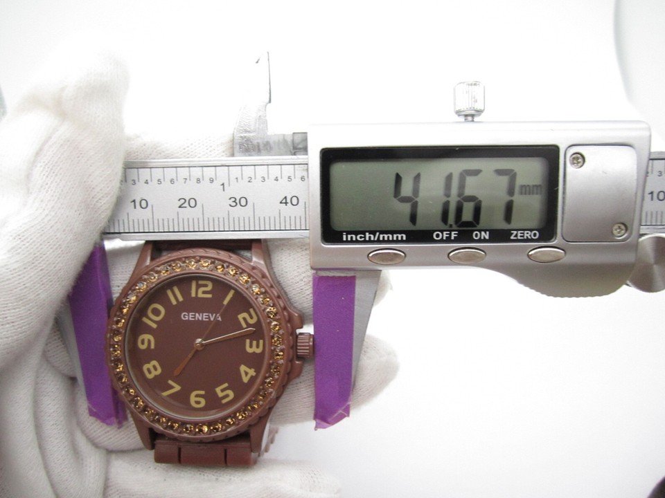 Women's Geneva Quartz Analog 41mm Dial Causal Round Watch (D902) eBay