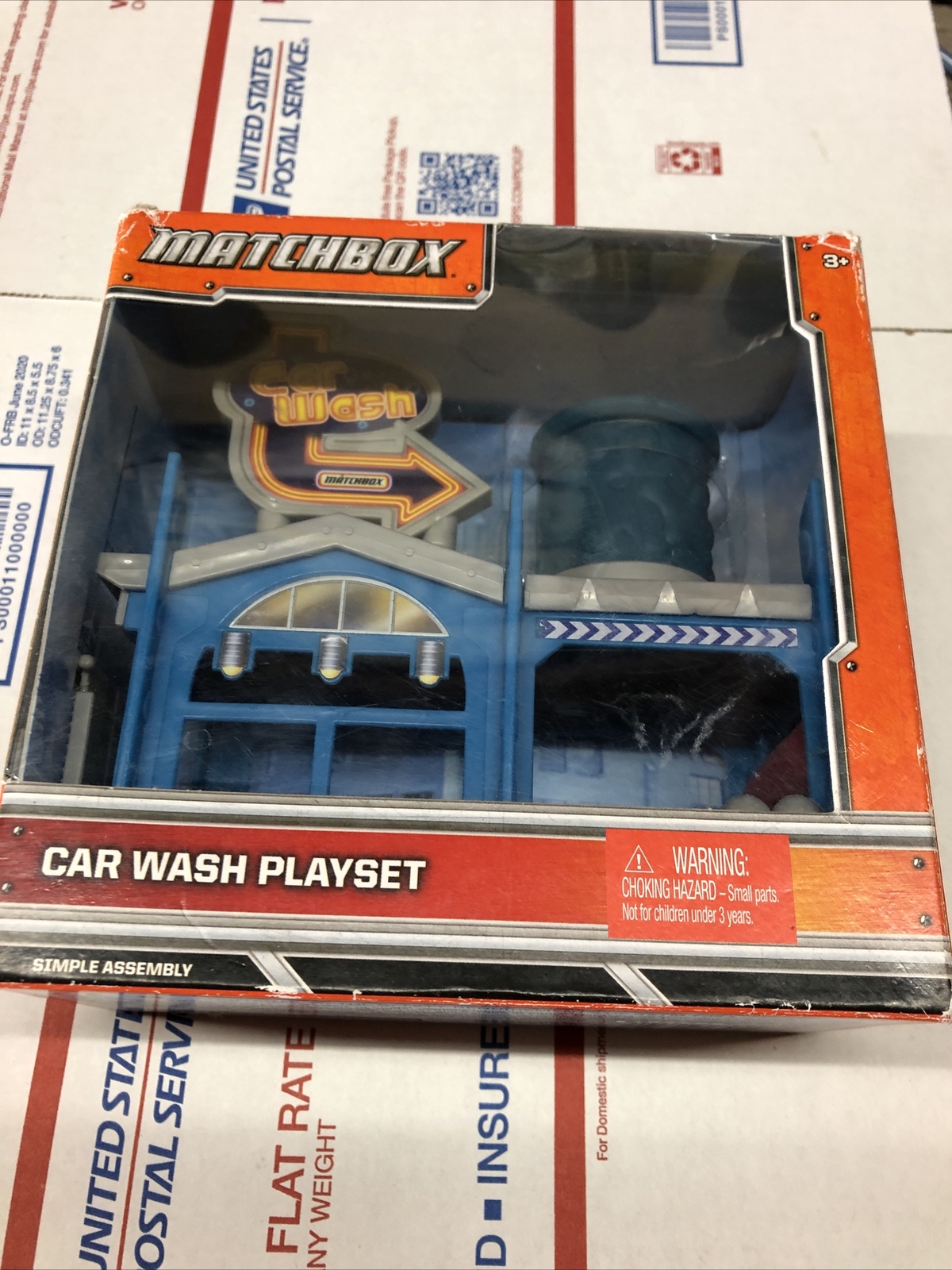 matchbox car wash adventure set