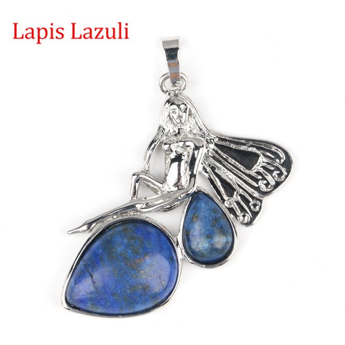 Fee Elf Quarz Kristall Wassertropfen Edelstein Anhänger DIY Schmuck Geschenk - Bild 15 von 28