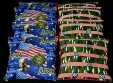 US Army Military 8 ACA Regulation Cornhole Bean Bags Handmade