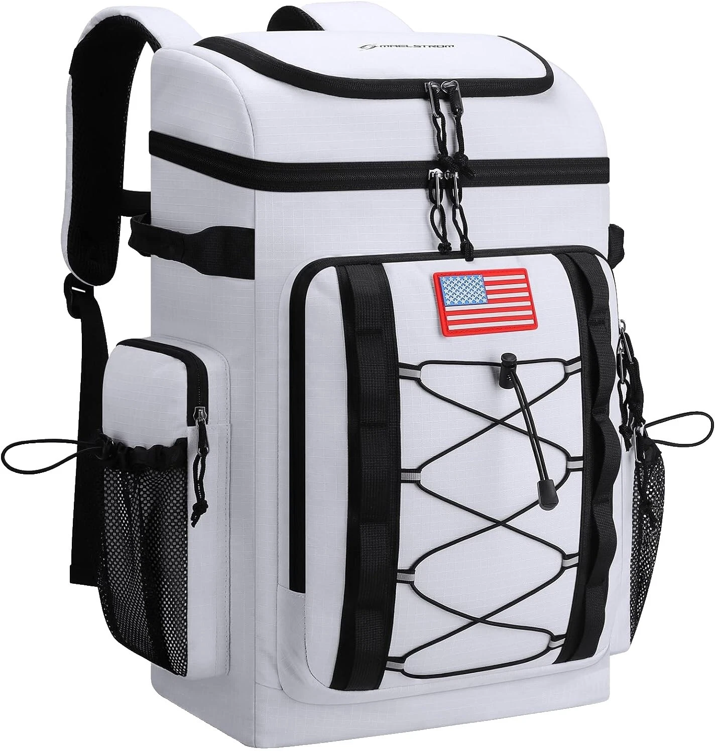 Cajas de Hielo Camping Plástico Negro y Ventiladores