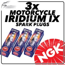 3x NGK Iridium IX Spark Plugs for TRIUMPH 1050cc Speed Triple Inc. R 05-> #4218