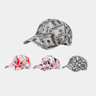 Baseball Poker Mütze Retro Dollar Unisex Casual Sommer 2025
