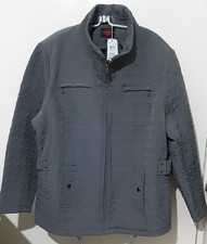 Gallery Woman Lined Silver Jacket Sz 2x Pit-pit 27"