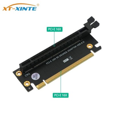 Adapter Riser Card Right Angle PCI-Express 4.0 16x Riser Card PCI-E 4.0 16X 90°
