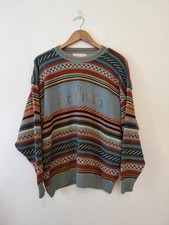 Sweatershop Spell Out Jumper Blue Size XL EXTRA LARGE Vintage Oversized Y2K