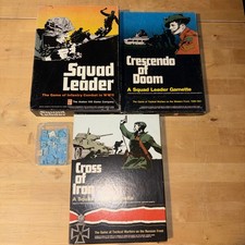Squad leader bundle Inc Cross of Iron & Crescendo of Doom se desc. Avalon hill