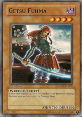 Getsu Fuhma - SDZW-EN010 - Common - 1st Edition - Moderately Played - Zombie Wor