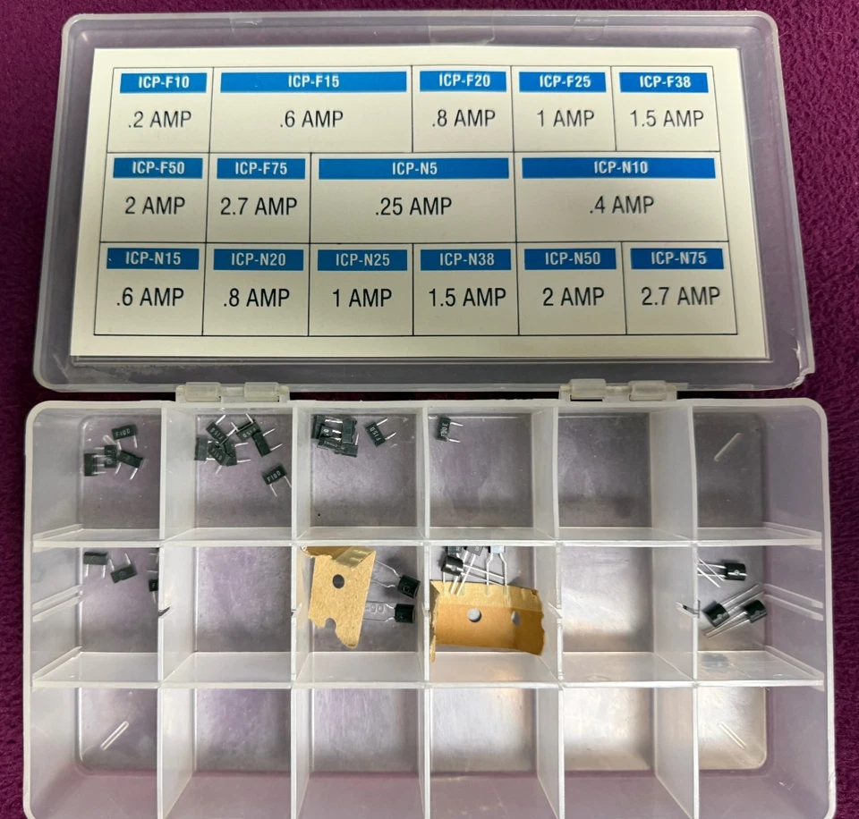 KIT PROTECTOR IC ELECTRÓNICA MCM PIEZA #102-006 CON CAJA DE ALMACENAMIENTO Foto 2 de 4