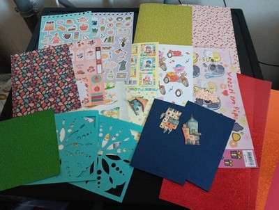 SALE PACKAGE HOBBYCRAFTS FOR SCRAPBOOKING WITH GEMSTONES NEW (SALE201)