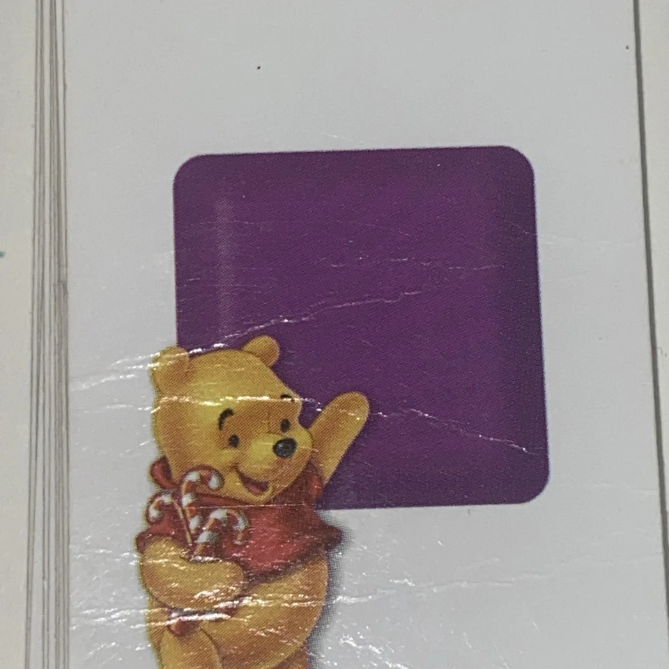 Disney Candyland Winnie The Pooh Ed Piezas de repuesto Piezas Tarjetas y soportes de peón Foto 3 de 3