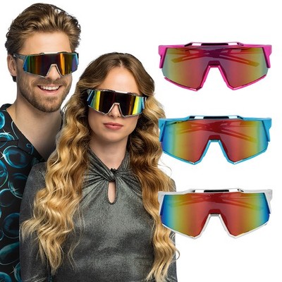 Partybrille Rave Reflect Schnellbrille Verspiegelt Festival Rave Mottoparty