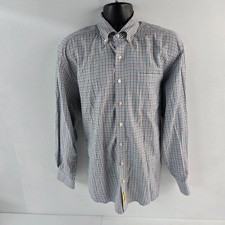 Vineyard Vines dress shirt button down Murray Shirt plaid L multi color 6364