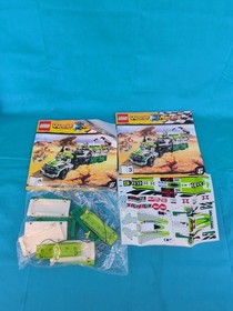 LEGO World Racers: Desert of Destruction (8864) Misc Bag, Manual 2&3, Stickers