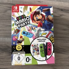 NINTENDO SWITCH Super Mario Party JOY-CON Set BRANDNEU Rot & Grün Seltene Farbe.