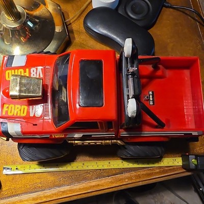 Vintage Radio Shack nikko 4x4 RC Monster Truck Ford Toy 1980s - No