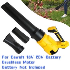 Cordless Brushless Leaf Blower for Dewalt 18V 20V Battery w/ Adjustable 3 Speeds