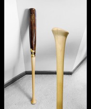 Hybrid Handle Maple Wood Baseball Bat 33.5in 30.2in. Natural / Flame Treated