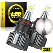 2set AUXITO 12278 PSX26W 3000LM LED Fog Light Bulbs Cool White 6500K Replace Hal