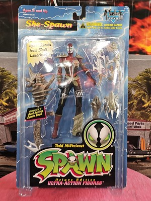 VINTAGE #17D She-spawn Deluxe Edition Mcfarlane Spawn Figure 1996
