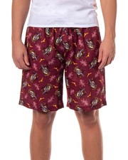 Harry Potter Pajamas Hogwarts House Crest All Over Print Pj Sleep Shorts