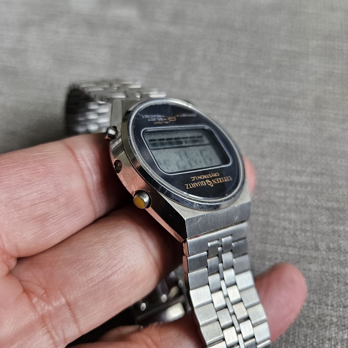 Vintage Citizen Crystron LC Digital Watch 50 1077 | eBay