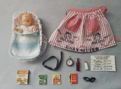 Vintage Barbie item 953 Barbie Babysits 1963 Near  Complete ~ Mint condition