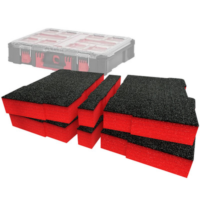 Shadow Foam Milwaukee Packout Organizer Schaumstoffeinlage | Schneiden und Abziehen 30mm bis 50mm