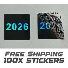 100x 2026 Hologram Original Warranty Void Protection Stickers - Holographic 15mm