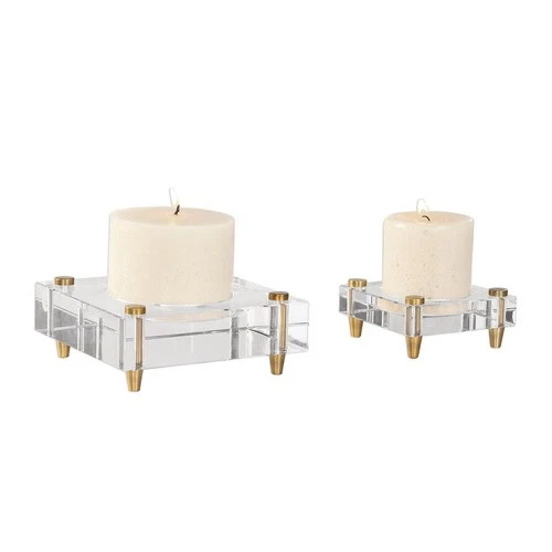 Uttermost - Candleholders, Set/2 - Accessories - Claire - 6.25 inch Candleholder - Picture 3 of 4