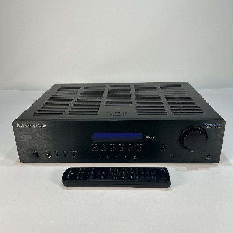 Cambridge Audio Topaz SR10 v2 HiFi Sperate Stereo Receiver Black With Remote