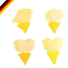 24er Gelbsticker gegen Fliegen, Mücken und Schädlinge für Zimmerpflanzen, UV-...