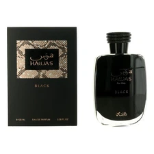 Hawas Black by Rasasi, 3.38 oz EDP Spray for Men