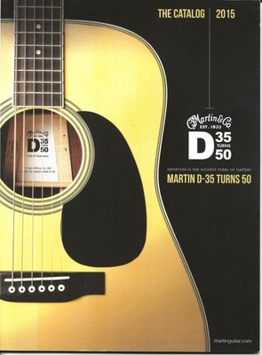 Martin & Co. Guitars 2015 Guitar Catalog Martin D-35 Turns 50