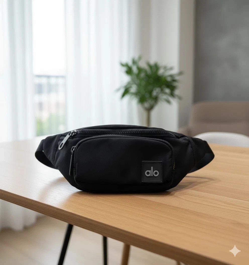 Alo Yoga Explorer Belt Bag Black – Fanny Pack Crossbody Waist
