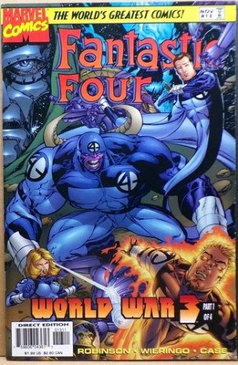 Fantastic Four #13 Vol. 2 Direct Sales 1997 Marvel Comics VF/NM Sleeve & Board