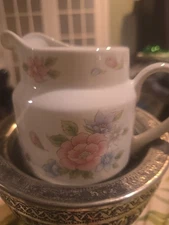 FTD Small Floral Pitcher “Especially for You!” Made in Japan 1989 FTDA Vintage
