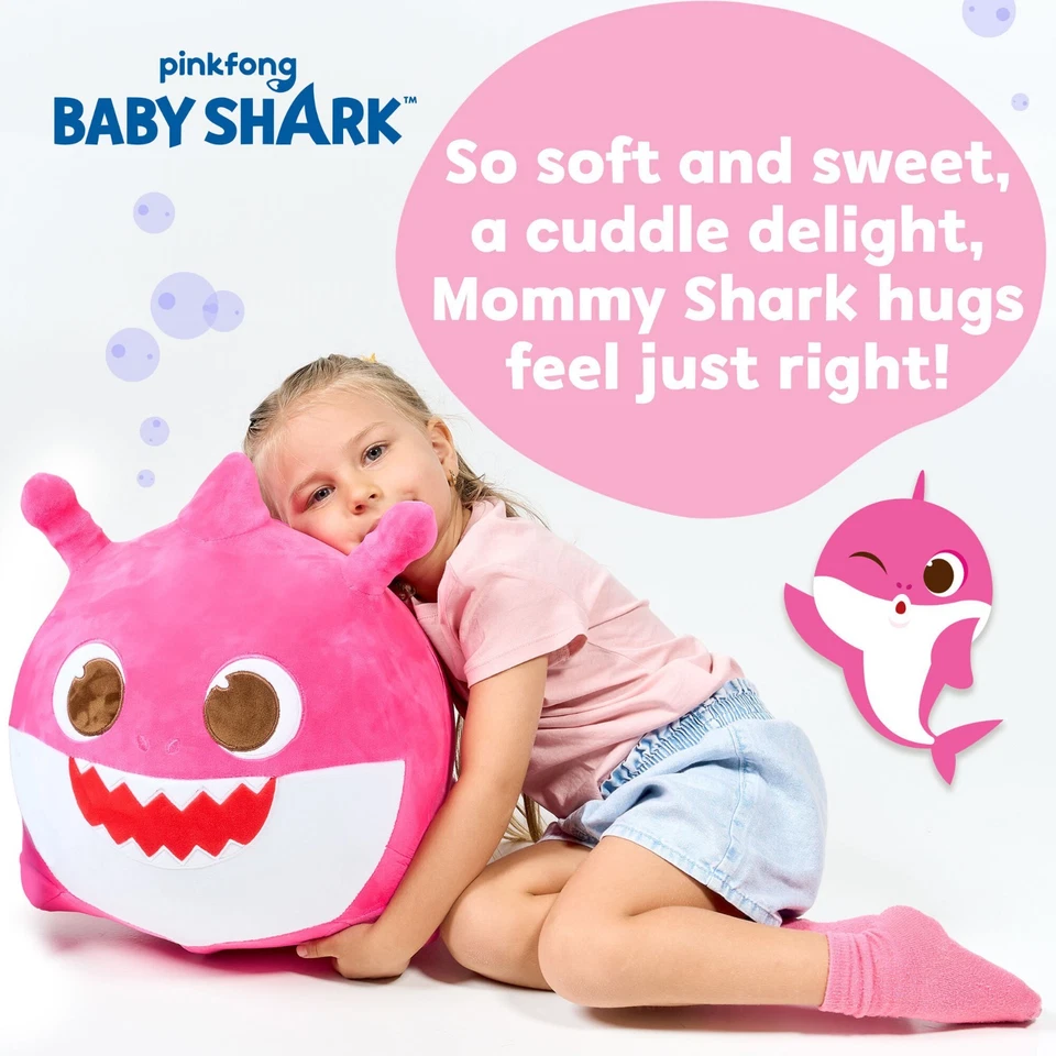 Pinkfong Baby Shark Mommy Bouncy Ride On Inflatable Hopper Plush Toy for Kids - Image 3 of 4